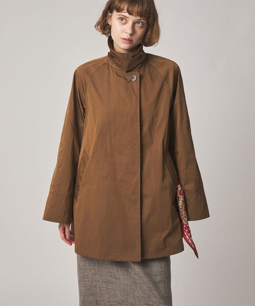 Steven Alan(スティーブンアラン)の「<Steven Alan>ポリエステル コットン テント ショート コート(ステンカラーコート・レディース・ブラック/ブラウン・S/M/L)」の14枚目の写真
