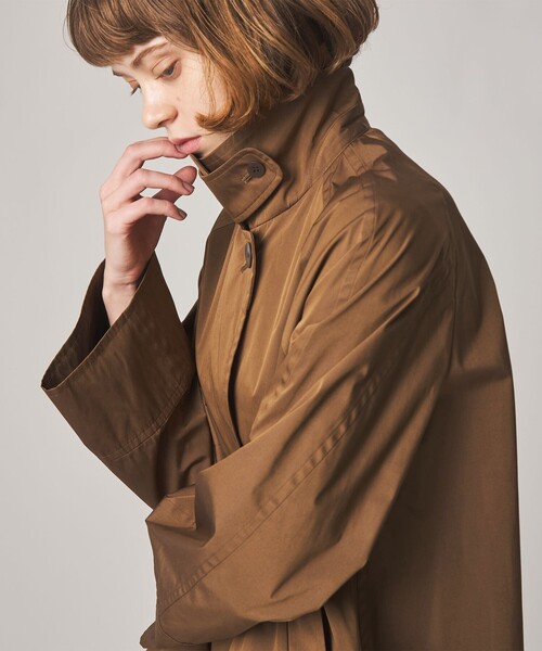 Steven Alan(スティーブンアラン)の「<Steven Alan>ポリエステル コットン テント ショート コート(ステンカラーコート・レディース・ブラック/ブラウン・S/M/L)」の16枚目の写真