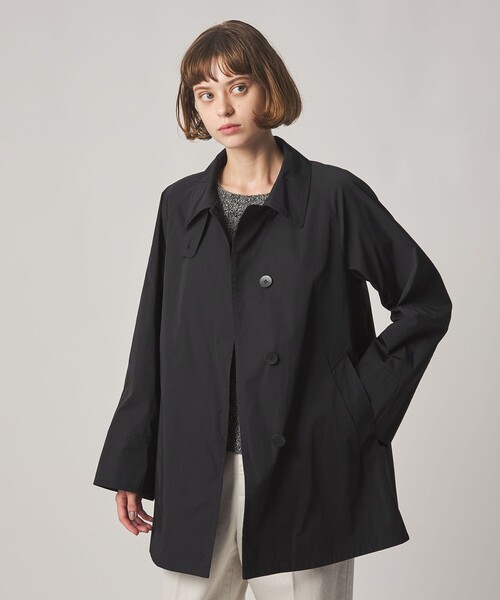 Steven Alan(スティーブンアラン)の「<Steven Alan>ポリエステル コットン テント ショート コート(ステンカラーコート・レディース・ブラック/ブラウン・S/M/L)」の20枚目の写真