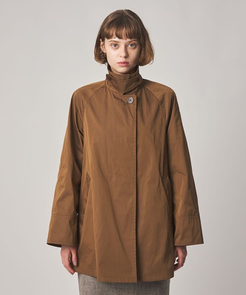 Steven Alan(スティーブンアラン)の「<Steven Alan>ポリエステル コットン テント ショート コート(ステンカラーコート・レディース・ブラック/ブラウン・S/M/L)」の22枚目の写真