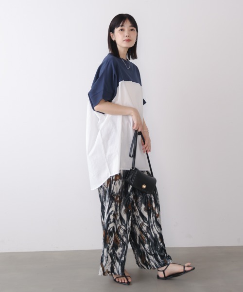 Bou Jeloud(ブージュルード)の「BIGシルエットプルオーバー(Tシャツ/カットソー・レディース・ネイビー/ブラック/カーキ・FREE)」の8枚目の写真