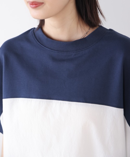 Bou Jeloud(ブージュルード)の「BIGシルエットプルオーバー(Tシャツ/カットソー・レディース・ネイビー/ブラック/カーキ・FREE)」の11枚目の写真