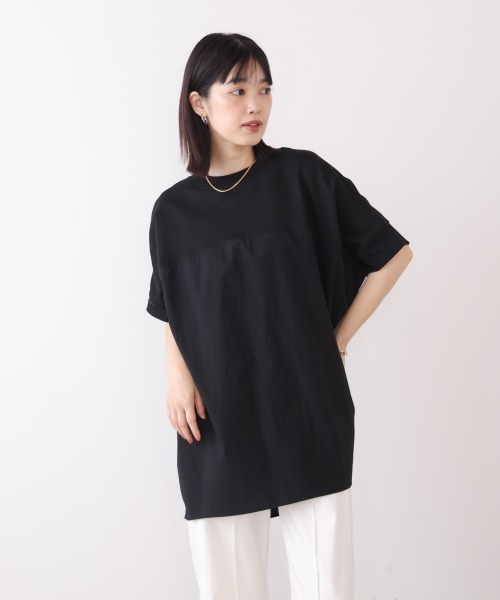 Bou Jeloud(ブージュルード)の「BIGシルエットプルオーバー(Tシャツ/カットソー・レディース・ネイビー/ブラック/カーキ・FREE)」の19枚目の写真