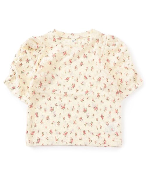 apres les cours(アプレレクール)の「シアーレース半袖Tシャツ(Tシャツ/カットソー・キッズ・その他3/チェック/アイボリー・80/90/100/110/120/130/140)」の14枚目の写真