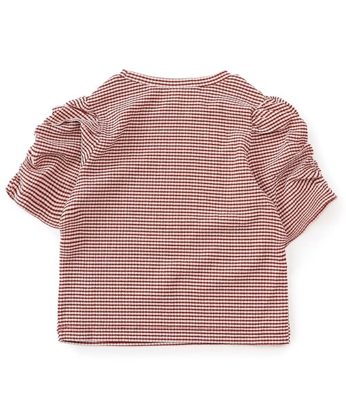 apres les cours(アプレレクール)の「シアーレース半袖Tシャツ(Tシャツ/カットソー・キッズ・その他3/チェック/アイボリー・80/90/100/110/120/130/140)」の16枚目の写真