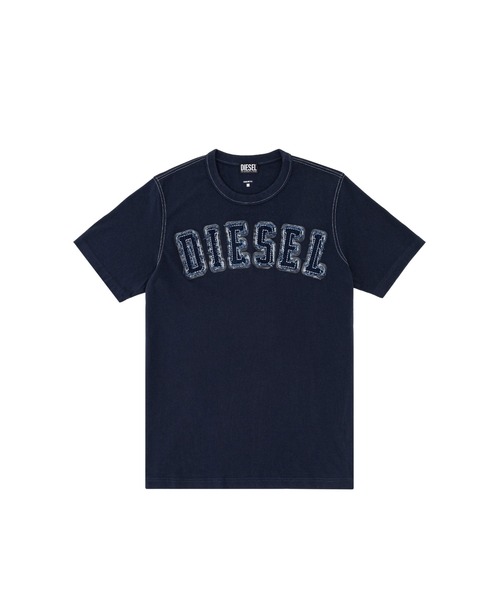 DIESEL（ディーゼル）の「メンズ Tシャツ T-JUST-BRU NR.32（Tシャツ/カットソー・メンズ・ネイビー/ホワイト/ブラック・X-LARGE/MEDIUM/SMALL/LARGE）」の3枚目の写真