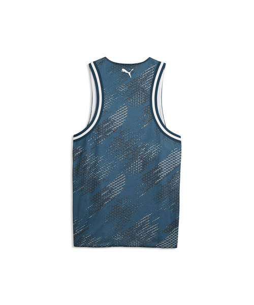 PUMA(プーマ)の「PUMA プーマ メンズ バスケットボール チーム ROAR AOP ノースリーブ ジャージ(Tシャツ/カットソー・メンズ・ダルブルー系・LARGE/SMALL/MEDIUM/X-LARGE/X-SMALL)」の3枚目の写真