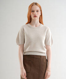 Wool 100% Round Half Knit (Salted_cream)