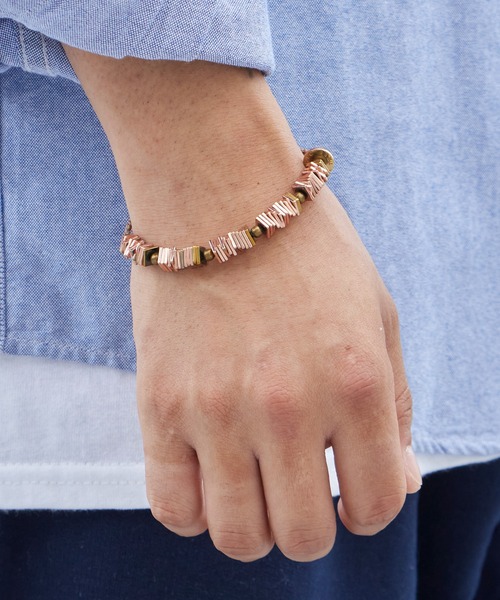 Akashic Tree(アカシックツリー)の「Akashic Tree/アカシックツリー BRACELET ハンドメイド スクエア ブレスレット メンズ レディース アクセサリー 2026年秋冬 秋服(ブレスレット・メンズ・ブラウン/シルバー/ゴールド・FREE)」の19枚目の写真