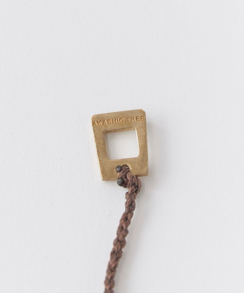 Akashic Tree(アカシックツリー)の「Akashic Tree/アカシックツリー BRACELET ハンドメイド スクエア ブレスレット メンズ レディース アクセサリー 2026年秋冬 秋服(ブレスレット・メンズ・ブラウン/シルバー/ゴールド・FREE)」の6枚目の写真