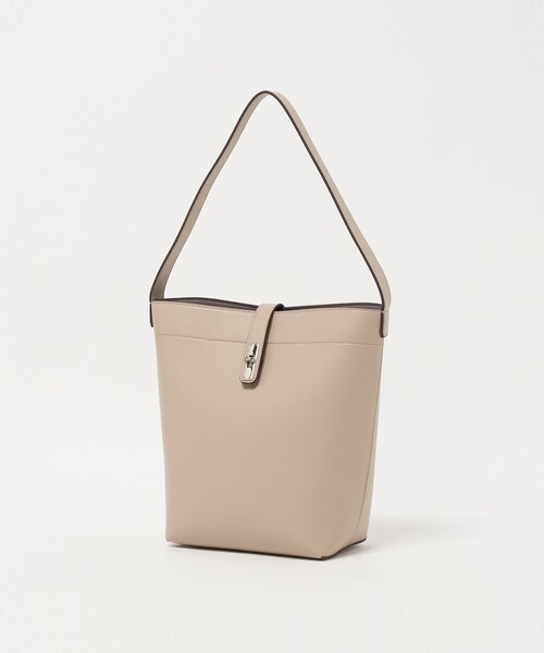 UNITED ARROWS(ユナイテッドアローズ)の「クラスプ ワンハンドル ショルダーバッグ(ショルダーバッグ・レディース・ベージュ/ブラック・FREE)」の5枚目の写真