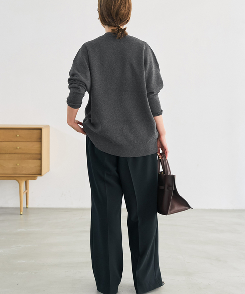 Spick & Span(スピックアンドスパン)の「メタルボタンダブルジャガードカーディガン(カーディガン/ボレロ・レディース・ブラウン/ホワイト/チャコールグレー・FREE)」の15枚目の写真