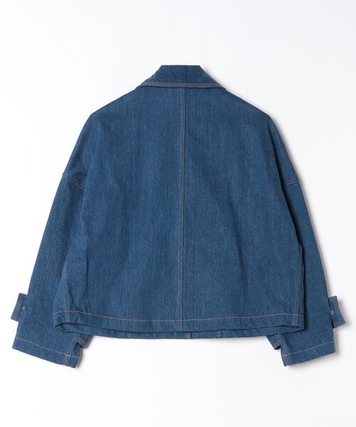 Mackintosh(マッキントッシュ)の「NEW HUMBIE DNM JACKET SHORT MB(デニムジャケット・レディース・インディゴブルー・6)」の4枚目の写真