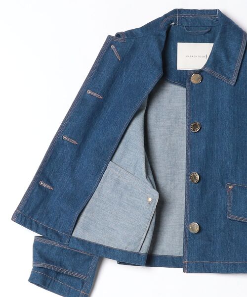 Mackintosh(マッキントッシュ)の「NEW HUMBIE DNM JACKET SHORT MB(デニムジャケット・レディース・インディゴブルー・6)」の5枚目の写真