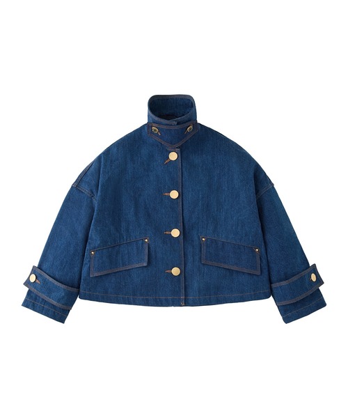Mackintosh(マッキントッシュ)の「NEW HUMBIE DNM JACKET SHORT MB(デニムジャケット・レディース・インディゴブルー・6)」の2枚目の写真