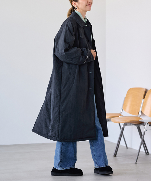 FRAMeWORK(フレームワーク)の「Puffer DOWN COAT(ダウンジャケット/コート・レディース・ブラック/ベージュ・36/38)」の21枚目の写真