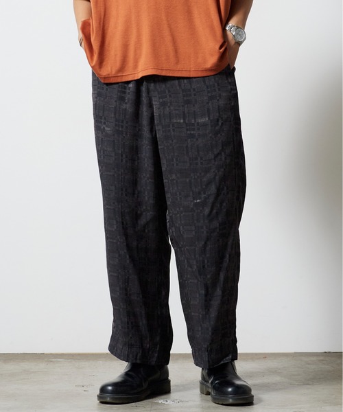 superNova.(スーパーノヴァ)の「superNova. / No tuck wide trouser /SN-322C 秋服 冬服(その他パンツ・メンズ・ブラック・XS)」の1枚目の写真