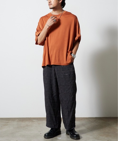 superNova.(スーパーノヴァ)の「superNova. / No tuck wide trouser /SN-322C 秋服 冬服(その他パンツ・メンズ・ブラック・XS)」の8枚目の写真