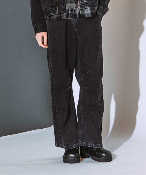 NO ID.(ノーアイディ)の「【NO ID.】Bias Front Cocoon Pants / バイアス フロント コクーン パンツ(その他パンツ・メンズ・ホワイト/グレー/ブラック・1/2)」の3枚目の写真