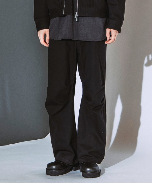 NO ID.(ノーアイディ)の「【NO ID.】Bias Front Cocoon Pants / バイアス フロント コクーン パンツ(その他パンツ・メンズ・ホワイト/グレー/ブラック・1/2)」の2枚目の写真