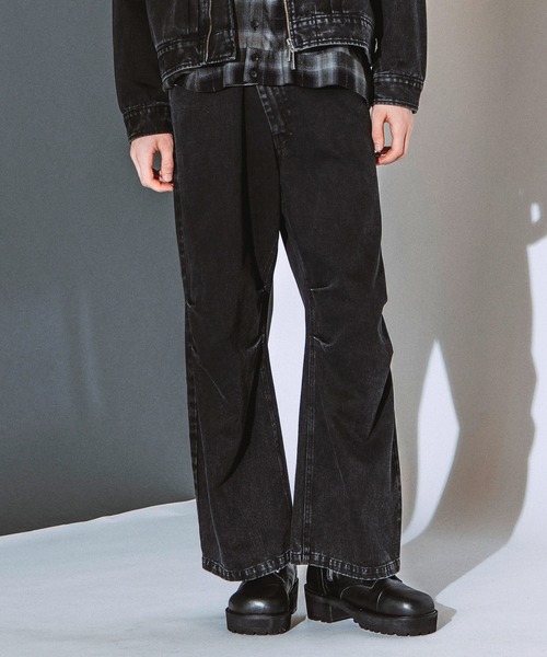 NO ID.(ノーアイディ)の「【NO ID.】Bias Front Cocoon Pants / バイアス フロント コクーン パンツ(その他パンツ・メンズ・ホワイト/グレー/ブラック・1/2)」の6枚目の写真