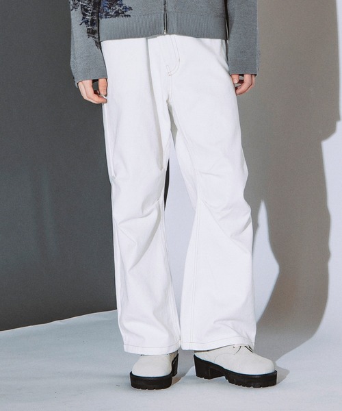 NO ID.(ノーアイディ)の「【NO ID.】Bias Front Cocoon Pants / バイアス フロント コクーン パンツ(その他パンツ・メンズ・ホワイト/グレー/ブラック・1/2)」の8枚目の写真