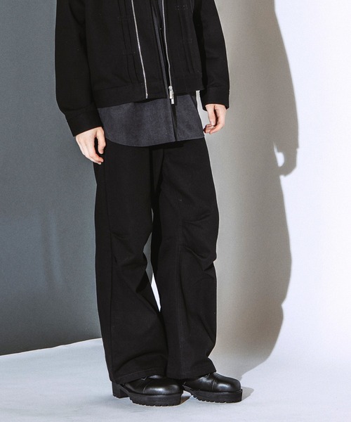 NO ID.(ノーアイディ)の「【NO ID.】Bias Front Cocoon Pants / バイアス フロント コクーン パンツ(その他パンツ・メンズ・ホワイト/グレー/ブラック・1/2)」の10枚目の写真