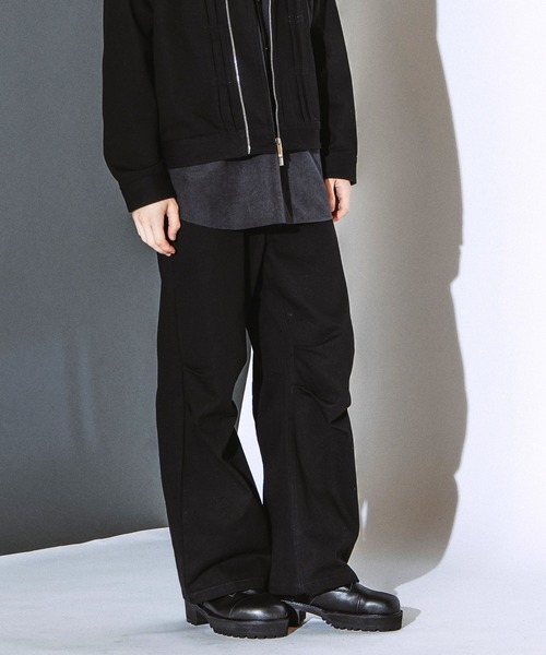 NO ID.(ノーアイディ)の「【NO ID.】Bias Front Cocoon Pants / バイアス フロント コクーン パンツ(その他パンツ・メンズ・ホワイト/グレー/ブラック・1/2)」の12枚目の写真
