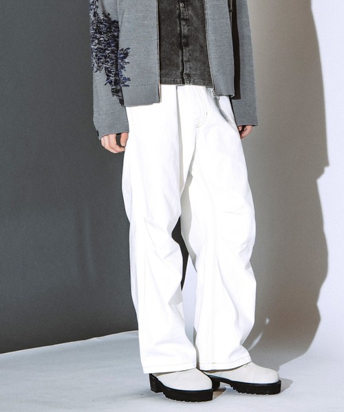 NO ID.(ノーアイディ)の「【NO ID.】Bias Front Cocoon Pants / バイアス フロント コクーン パンツ(その他パンツ・メンズ・ホワイト/グレー/ブラック・1/2)」の22枚目の写真