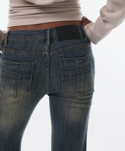 BLONDEY(ブロンディ)の「VINTAGE FADE STRAIGHT DENIM(デニムパンツ・レディース・ブルー・MEDIUM/SMALL)」の15枚目の写真