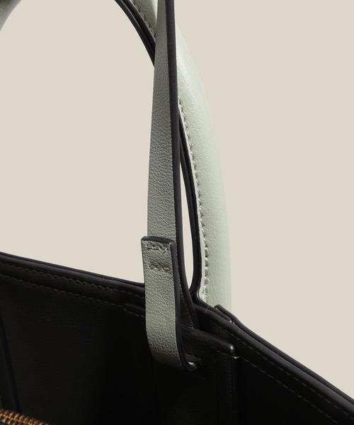 ROPE'(ロペ)の「【E'POR】【WEB限定】Ree BAG Large/A4対応・通勤・軽量・26AW(ハンドバッグ・レディース・パープル/ブラック/ブルー系その他5/モスグリーン/グレー・FREE)」の7枚目の写真