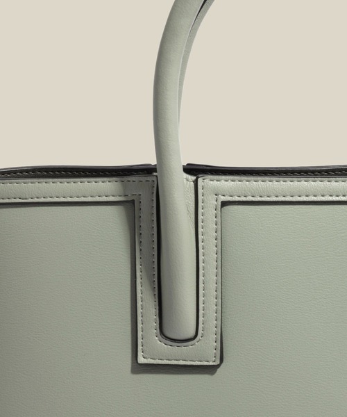 ROPE'(ロペ)の「【E'POR】【WEB限定】Ree BAG Large/A4対応・通勤・軽量・26AW(ハンドバッグ・レディース・パープル/ブラック/ブルー系その他5/モスグリーン/グレー・FREE)」の12枚目の写真