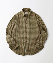 VINTAGE CHECK BD SHIRT_BROWN CHECK
