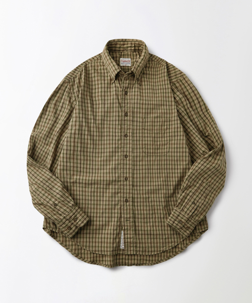 OUTSTANDING(アウトスタンディング)の「VINTAGE CHECK BD SHIRT_BROWN CHECK(シャツ/ブラウス・メンズ・その他・SMALL/MEDIUM/LARGE)」の1枚目の写真