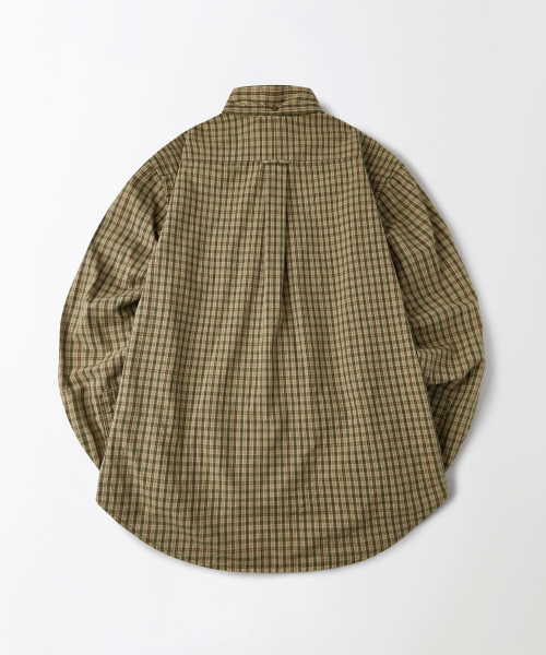 OUTSTANDING(アウトスタンディング)の「VINTAGE CHECK BD SHIRT_BROWN CHECK(シャツ/ブラウス・メンズ・その他・SMALL/MEDIUM/LARGE)」の2枚目の写真