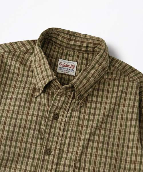 OUTSTANDING(アウトスタンディング)の「VINTAGE CHECK BD SHIRT_BROWN CHECK(シャツ/ブラウス・メンズ・その他・SMALL/MEDIUM/LARGE)」の3枚目の写真