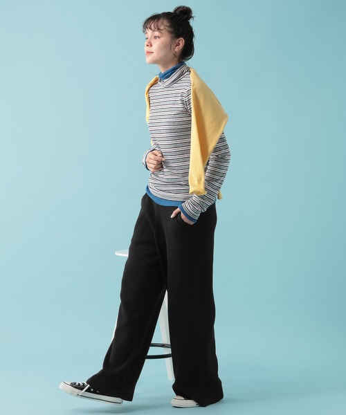 GEORGE'S(ジョージズ)の「【MULTI PALETTE】ニットパンツ(その他パンツ・レディース・ブルー/グレー/ブラウン/ブラック/ピンク・FREE)」の7枚目の写真