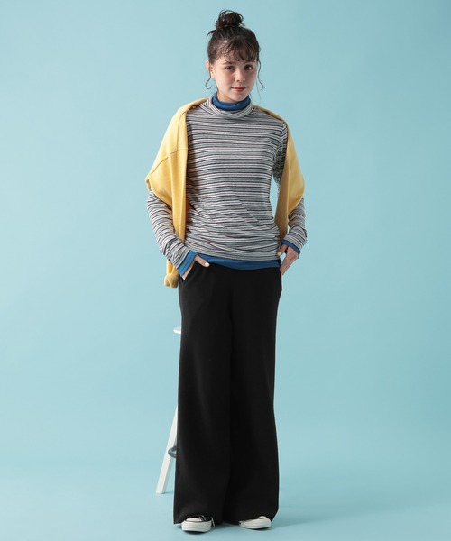 GEORGE'S(ジョージズ)の「【MULTI PALETTE】ニットパンツ(その他パンツ・レディース・ブルー/グレー/ブラウン/ブラック/ピンク・FREE)」の6枚目の写真