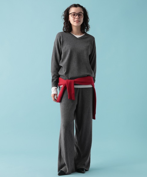 GEORGE'S(ジョージズ)の「【MULTI PALETTE】ニットパンツ(その他パンツ・レディース・ブルー/グレー/ブラウン/ブラック/ピンク・FREE)」の15枚目の写真
