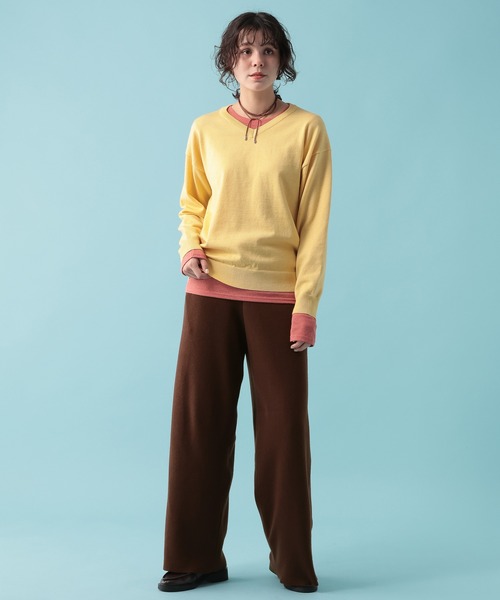 GEORGE'S(ジョージズ)の「【MULTI PALETTE】ニットパンツ(その他パンツ・レディース・ブルー/グレー/ブラウン/ブラック/ピンク・FREE)」の22枚目の写真