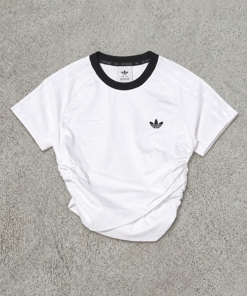adidas Originals by JENNIE】ショート丈Tシャツ / レイヤード Tシャツ