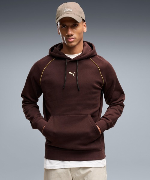 PUMA(プーマ)の「PUMA プーマ メンズ プーマ スポーツ グラフィック ホリデー フーディ(パーカー・メンズ・ブラック/ネイビー/ダークブラウン系・SMALL/MEDIUM/LARGE/X-LARGE)」の1枚目の写真