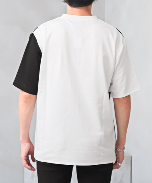 LUXSTYLE（ラグスタイル）の「ビッグロゴプリント半袖Tシャツ（Tシャツ/カットソー・メンズ・ホワイト・44）」の2枚目の写真