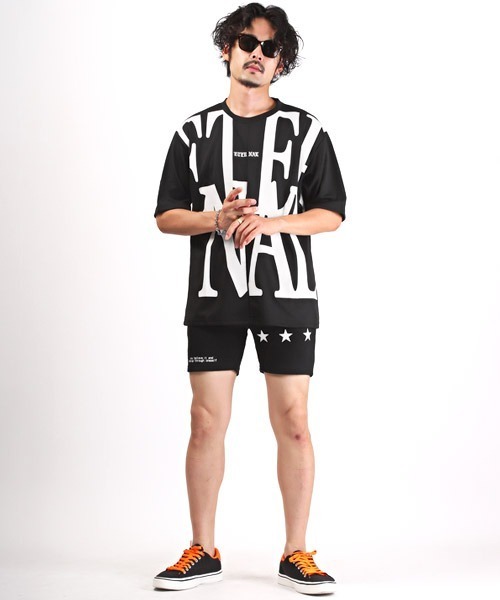 LUXSTYLE（ラグスタイル）の「ビッグロゴプリント半袖Tシャツ（Tシャツ/カットソー・メンズ・ホワイト・44）」の5枚目の写真