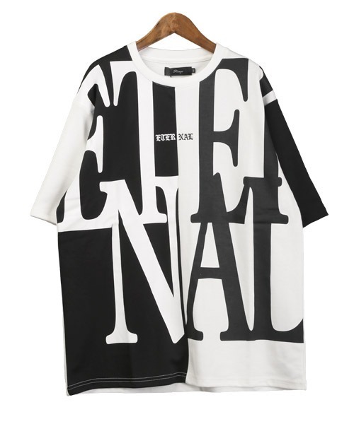 LUXSTYLE（ラグスタイル）の「ビッグロゴプリント半袖Tシャツ（Tシャツ/カットソー・メンズ・ホワイト・44）」の7枚目の写真