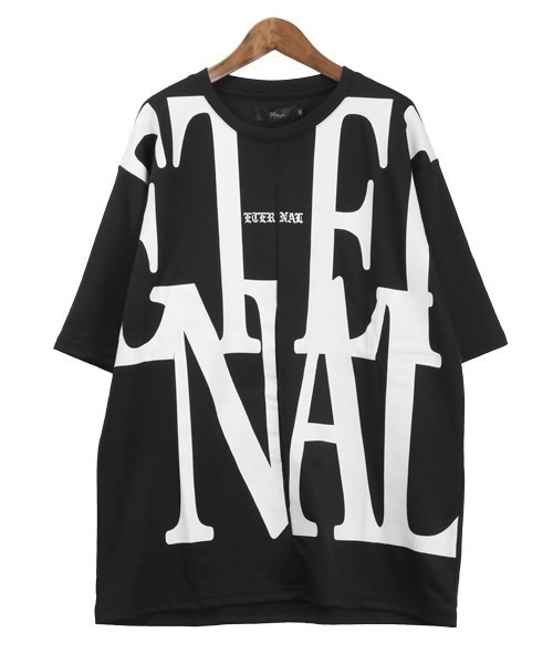 LUXSTYLE（ラグスタイル）の「ビッグロゴプリント半袖Tシャツ（Tシャツ/カットソー・メンズ・ホワイト・44）」の8枚目の写真