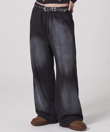 A'GEM/9 × .kom 『A'gem/エージェム』SPRAY SWEAT WIDE PANTS/スプレースウェットワイドパンツ