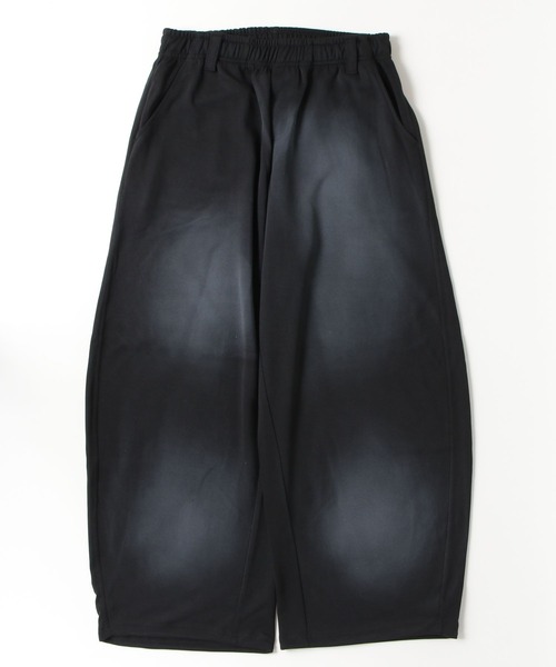 A'gem(エージェム)の「A'GEM/9 × .kom 『A'gem/エージェム』SPRAY SWEAT WIDE PANTS/スプレースウェットワイドパンツ(スウェットパンツ・メンズ・ブラック/グレー・LARGE)」の7枚目の写真