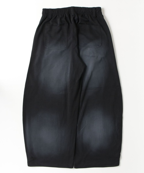 A'gem(エージェム)の「A'GEM/9 × .kom 『A'gem/エージェム』SPRAY SWEAT WIDE PANTS/スプレースウェットワイドパンツ(スウェットパンツ・メンズ・ブラック/グレー・LARGE)」の8枚目の写真