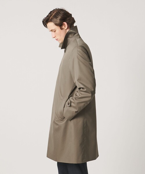 UNITED ARROWS(ユナイテッドアローズ)の「コットン/ポリエステル ギャバジン ステンカラーコート 撥水(ステンカラーコート・メンズ・ベージュ/ネイビー/オリーブ・XL/M/L/S)」の6枚目の写真